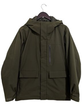 Uniqlo Hybrid Down Parka - Olive Green - Men’s Size Small